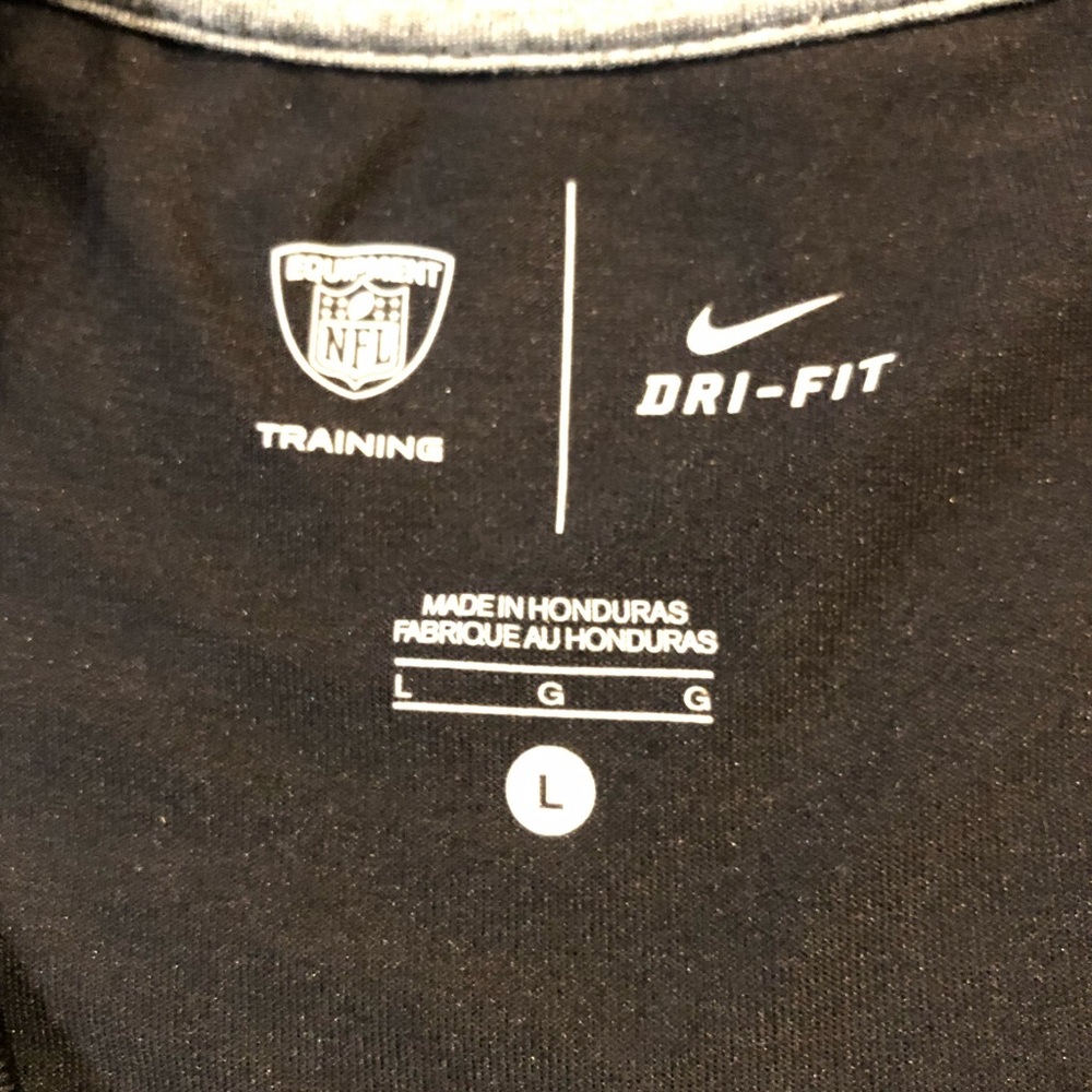 Nike dri fit Raiders shirt men’s large - Picture 3 of 5